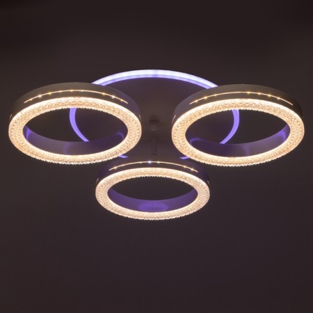 Lamp with PDU 74651/3+1 LED 75W Dimmer 3000-6000k white 45x45x9 cm Bayerluux-12