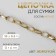 A chain for a bag, metal, oval link, 11 × 6 mm, 10 ± 0.5 m, gold color