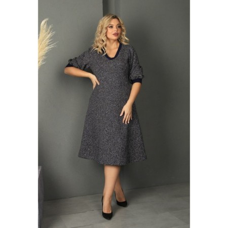 Women's dress, size 58, blue color