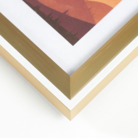 Photo frame plastic 10x15 "Nordic" yellow gold-2