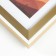 Photo frame plastic 10x15 "Nordic" yellow gold
