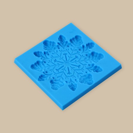Silicone Mold for creativity "Snowflake", 8 x 8 cm.-2