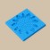 Silicone Mold for creativity "Snowflake", 8 x 8 cm.