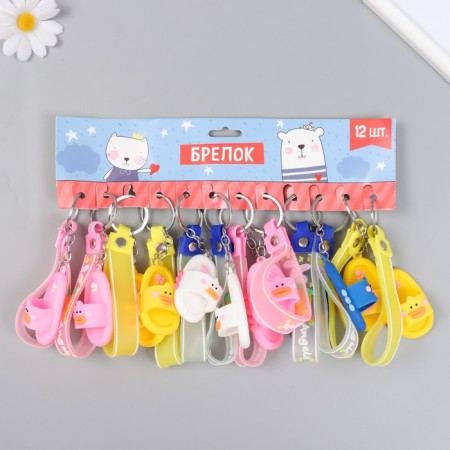 Trick rubber with strap "S Cilla Duck" MIX 4.5x6 cm-4