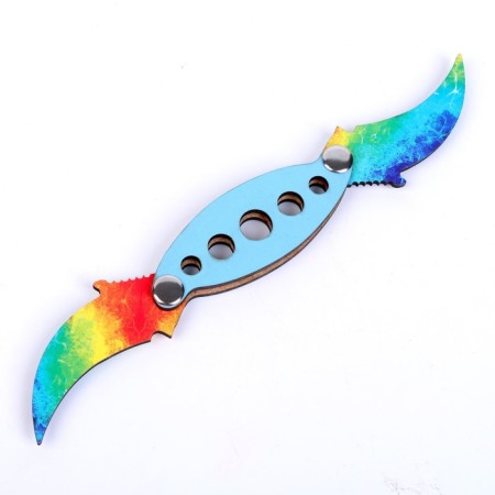 Knife with two blades, folding-1