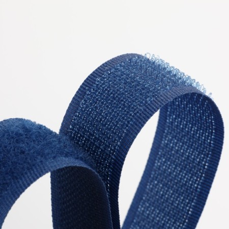 Velcro, 20 mm × 25 ± 1 m, dark blue color-4