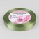 Satin tape, 12 mm × 23 ± 1 m, pistachio color No. 65