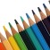 Pencils of watercolor 18 flowers, beam "Classic", with a brush
