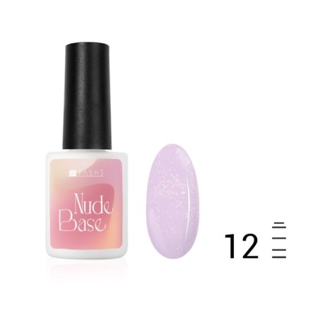 Color base Pashe Nude Base, No. 12 Lavender haze, 9 ml