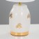 Traffic light "Jenn" E27 40W white-gold 16x16x35 cm Risalux