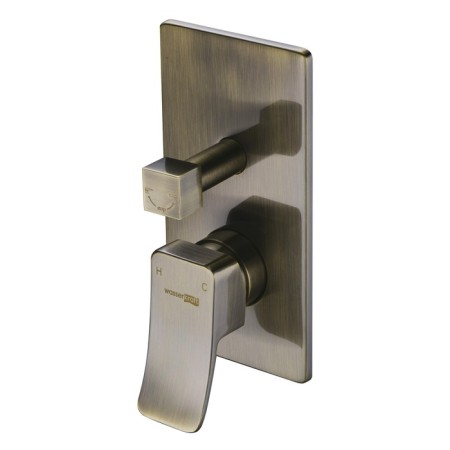 Shower mixer Wasserkraft Exter 1641, single -leaf, without watering can, without spout, bronze