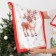 New Year's towel "Ethel" New Year's deer 40x67 cm, 100% hl, sarzha 190 g/m2