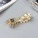 Hair hairpin "Mandy Elit" Vetochka, 8.5 cm, gold