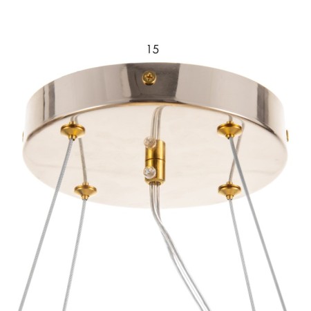 Payetki chandelier 8xg9 gold 60x60x50-90cm Bayerlux-6