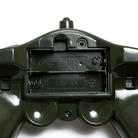 Army tank, radio control, sound, shoots gel bullets, green-8