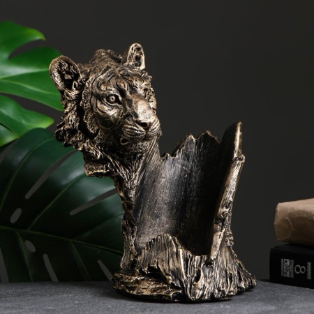 Tiger Bronze Bronze Brill, 16x18x24cm-1