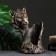 Tiger Bronze Bronze Brill, 16x18x24cm
