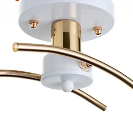 Jina chandelier 2XE27 40W white-gold 65x25x25 cm Bayerlux-3