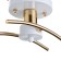 Jina chandelier 2XE27 40W white-gold 65x25x25 cm Bayerlux