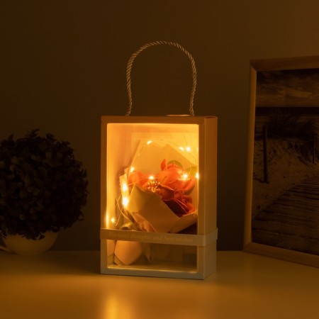 Ночник «Букет роз» красный LED 3хAG10 7.5х15.5х23см-2