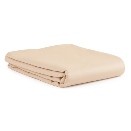 A sheet of beige-pink satin from the Essential collection, size 240x270 cm