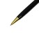 Handle Gift Ballic Calligrata, in a plastic case, rotary, black body with gold x