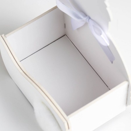Kashpo wooden "Bunny" 13x7.5x22 cm white-3