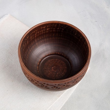 Saladnik "Katun", decor, red clay, 0.7 liters-1