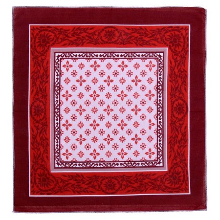 Men's handkerchiefs "Ethel" size 30x30 cm, (set 12 pcs,) brown color, MIX drawing-9