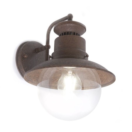 Garden-park lamp Feron PL571, IP44, E27, 60 W, 215x242x268 mm, brown color-3