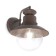 Garden-park lamp Feron PL571, IP44, E27, 60 W, 215x242x268 mm, brown color