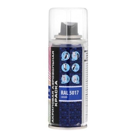 Veslee aerosol paint acrylic, blue, RAL 5017, 100 ml-2