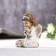 Souvenir Polystone SPRAGE "Angel in a dress, with Lily" MIX 6.5x6.5x3.4 cm
