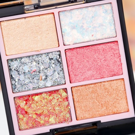 Palette of eyelids, with shimmer, 6 colors-4