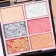 Palette of eyelids, with shimmer, 6 colors