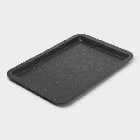 The baking sheet of the Dolyan “Elin Marble. Rectangle ", 43 × 29 × 1.8 cm, anti -stick coating, gray color
