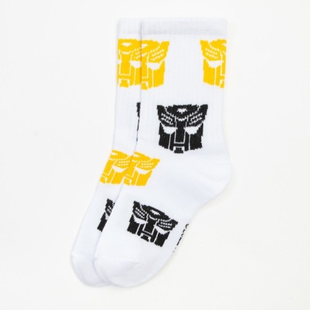 Socks for the boy Transformers, 14-16 cm, white color-3