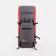 Tourist backpack, TAIF, 70 l, cord department, external pocket, 2 side pockets, gray/red color