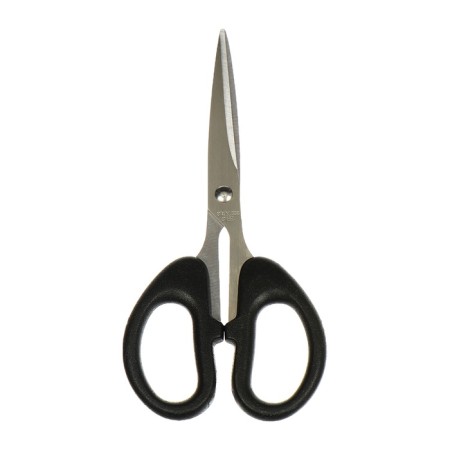 Chancellery scissors 13.5cm office plastic handles, euro suspension-1