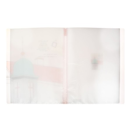 A4 format folder, with 40 transparent files, "attraction" mix-7