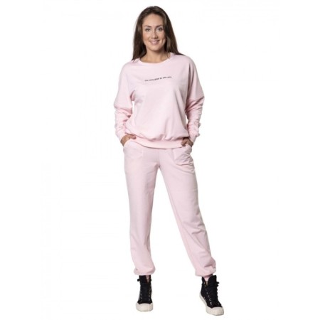Women's suit I am Very Glad to See You, size 50, pink color