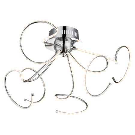 Ceiling chandelier Rebel 1x21W LED Chrome 46x46x31 cm