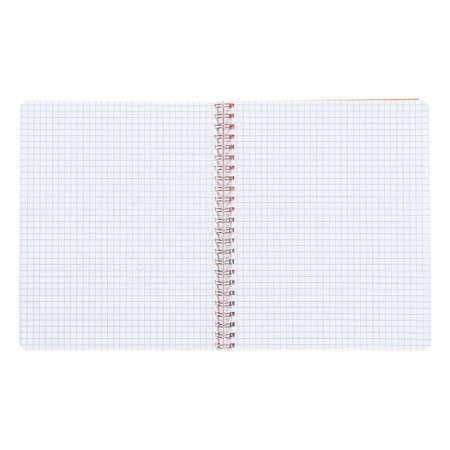 Notebook on the crest A5 96 sheets in the Calligrata cell orange, plastic cover, offset block-1