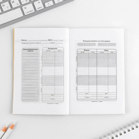 Smart notebook Cashbook A6, 68 sheets "Cash Cat"-5