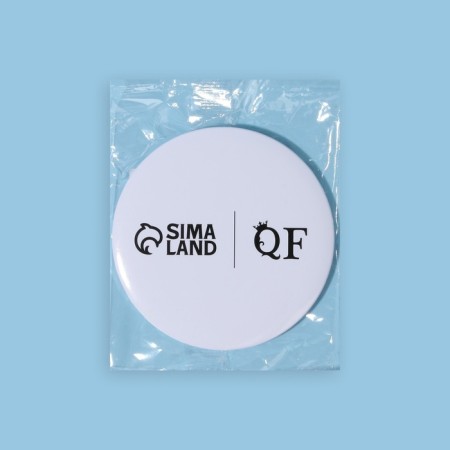 Mirror "QF", d = 7 cm, white color-5