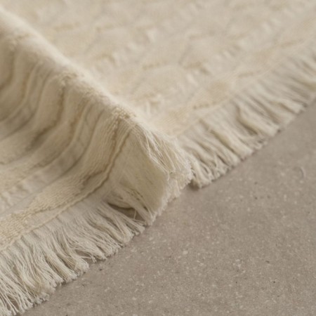 Terry towel Pasionaria "Wave", 450 gr, size 30x50 cm, creamy color-2