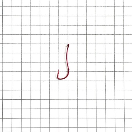 The hook Owner Worm SP-BH Bloody Red No. 12, 9 pcs.-2