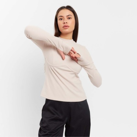 Jumper with a decorative seam Women's Mist p. 44, milk color-3