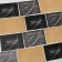 A set of gift certificates "Black Silk", 10 pcs, with craft bags and stickers, black color