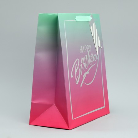 Gift package, packaging, “Happy Birthday”, 30.5 x 25.4 x 12.7 cm-3